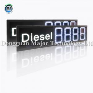 Quality 16 inch Digit 8.888 White Outdoor Waterproof Remote Control Digital Gasoline Signs with Light Box for sale