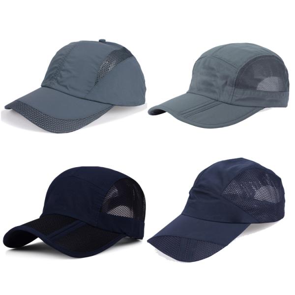 Light Weight 5 Panel Camper Hat Sports Style Blank Mesh Back Breathable