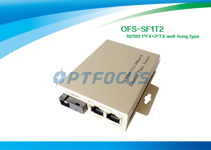 Quality Silver Single Mode Fiber Optic Switch , performance optical fibre switch Wall Hung TYPE for sale