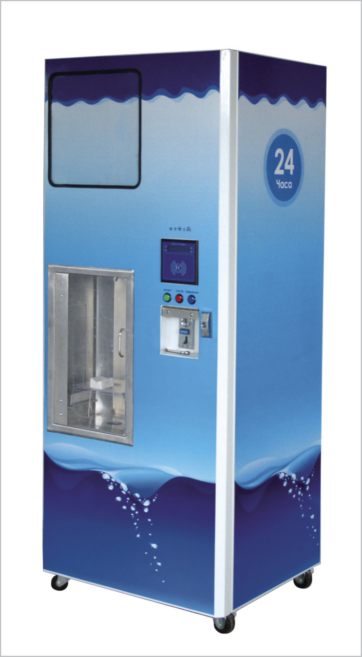 Quality Credit Card Pure Water Vending Machines With Lcd Advertising Display 24v RO Bump for sale
