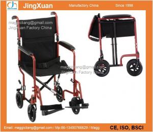 Quality RE139 19″ Steel Transport Chair in Black, Wheelchair, Transport Chair for sale