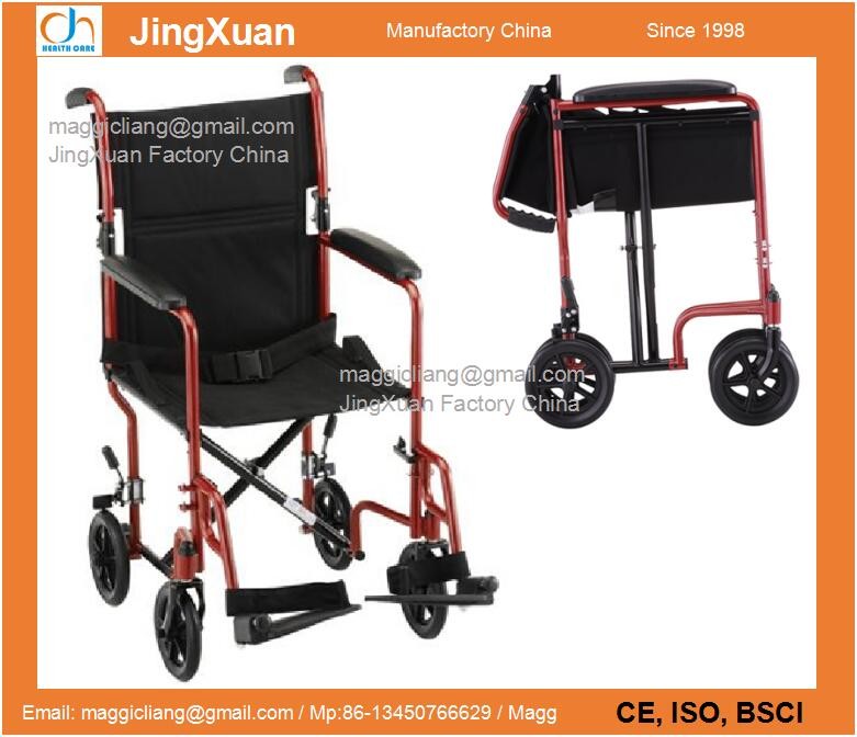 Buy cheap RE139 19″ Steel Transport Chair in Black, Wheelchair, Transport Chair from wholesalers