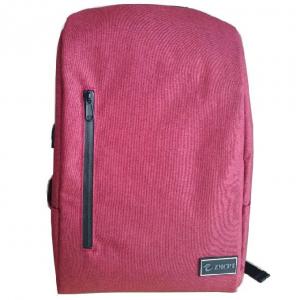 Quality Fashion Pink Color Office Laptop Bags Charging Usb Business Laptop Backpack for sale