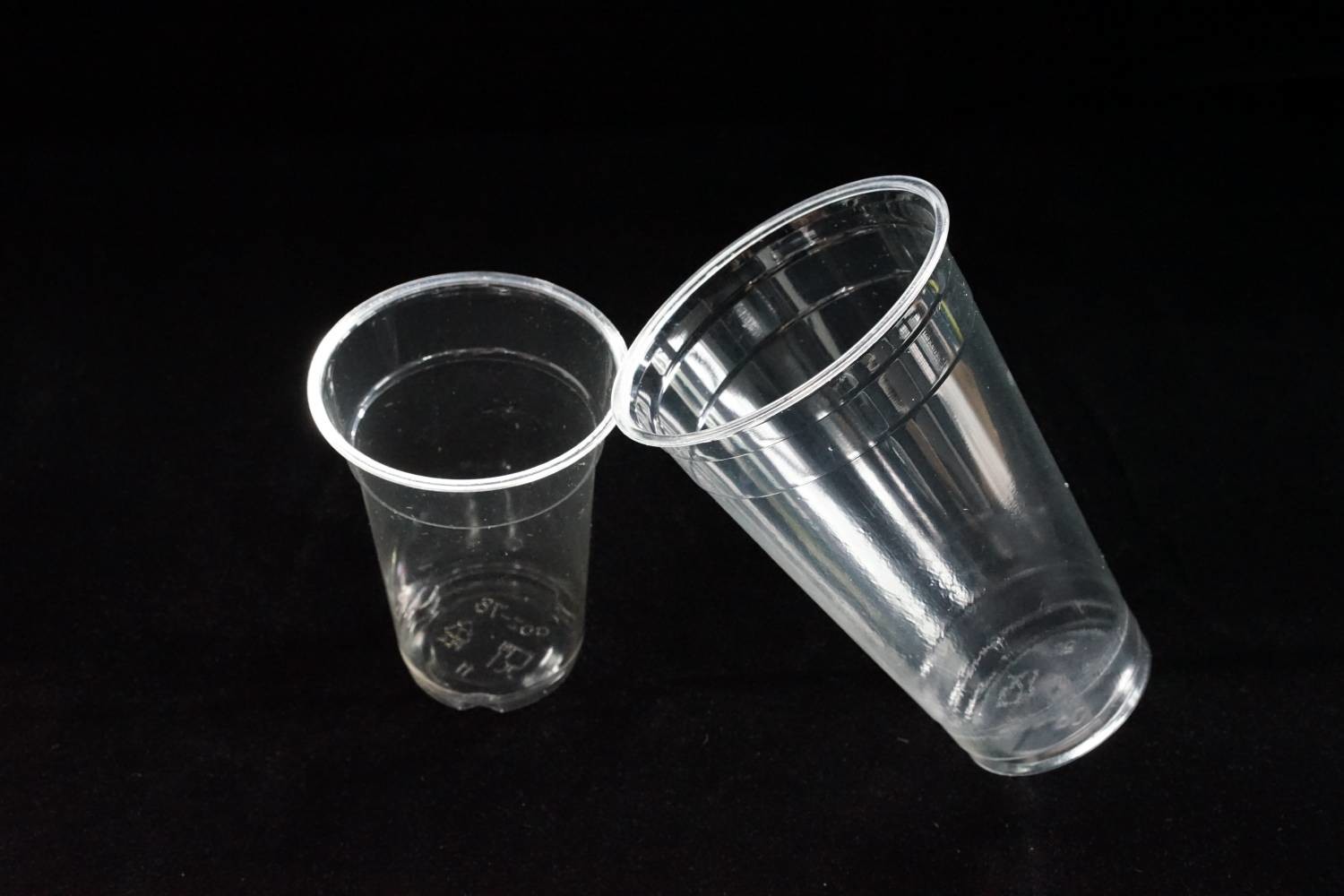 Quality 117mm Plastic Compostable Clear Cups 32oz Cafe for sale