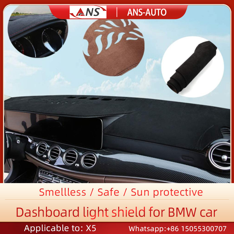 Quality Heat Insulated Car Dashboard Anti Glare Mat ISO9001 Bmw X5 Dashboard Cover for sale