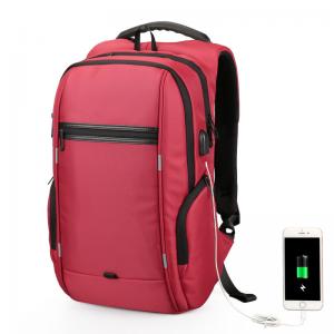 Quality Anti Theft Waterproof Laptop Backpack With USB Charging Port Large Capacity for sale
