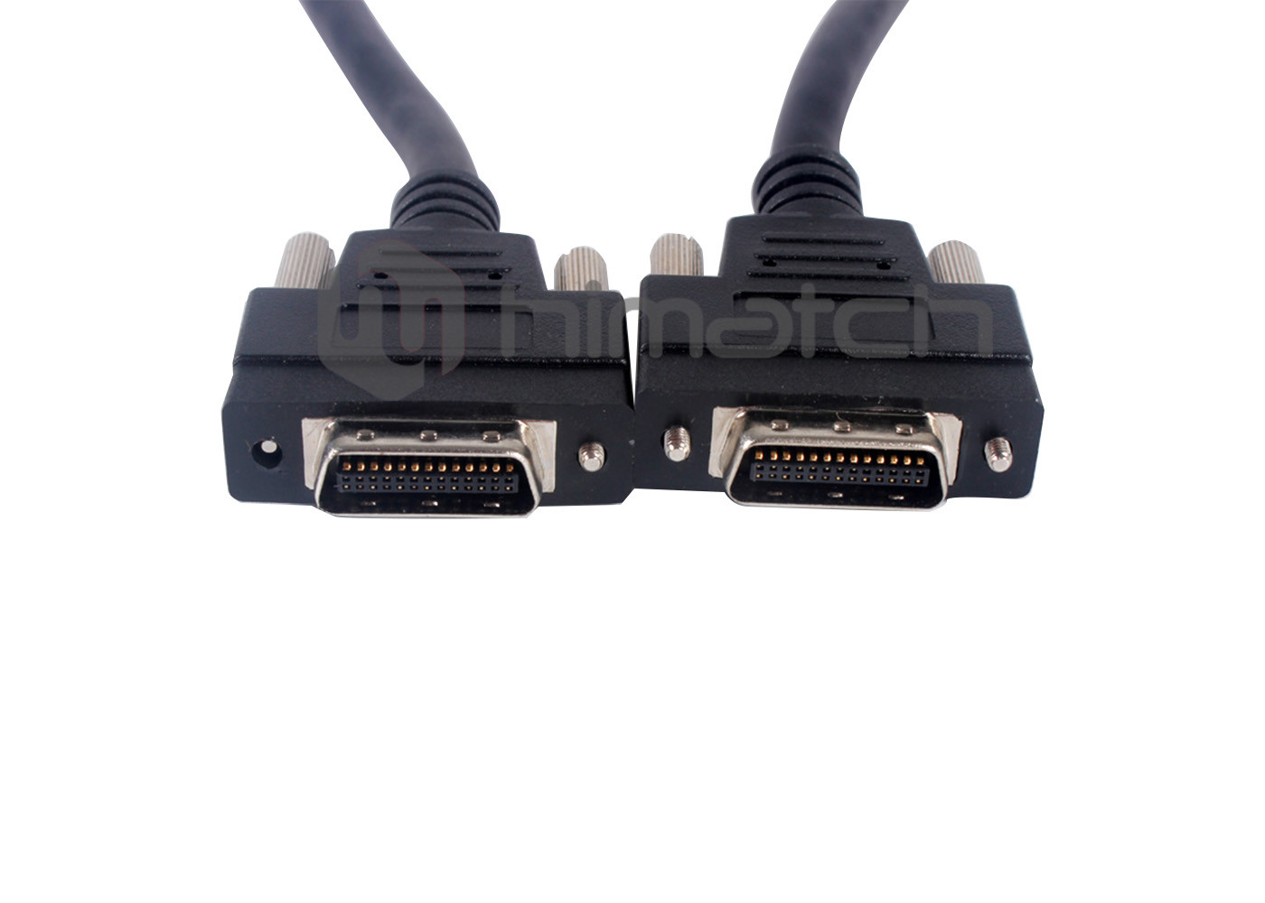 Quality 15M Hiflex PoCL MDR to MDR 26Pin Camera Link Cable with Thumbscrews Locking for sale