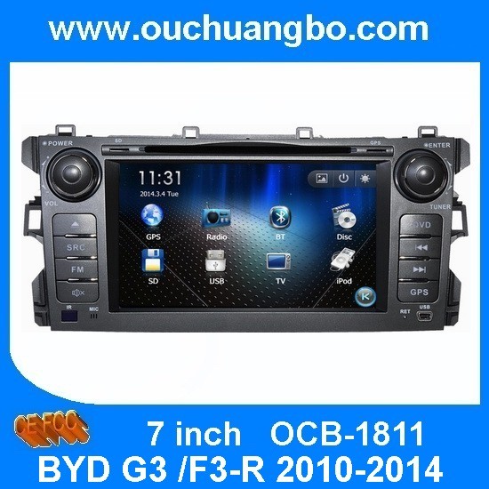 Quality Ouchuangbo Car Radio DVD for BYD G3 F3-R 2010-2014 GPS Navigaiton Stereo Audio OCB-18 for sale