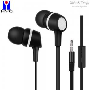 Quality ODM OEM Plastic Wired In Ear Earphones 10mW Flat Cable Earbuds for sale