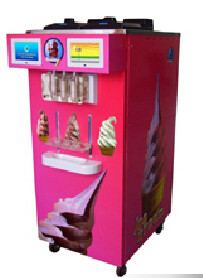 Quality Coin Operated Ice Cream Vending Machine Travel Area / Beach Ice Cream Vendor for sale