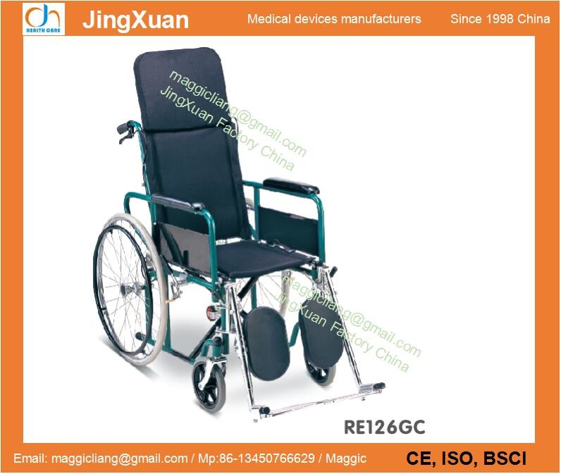 Quality RE126GC WHEELCHAIR, Reclining Wheel chair for sale