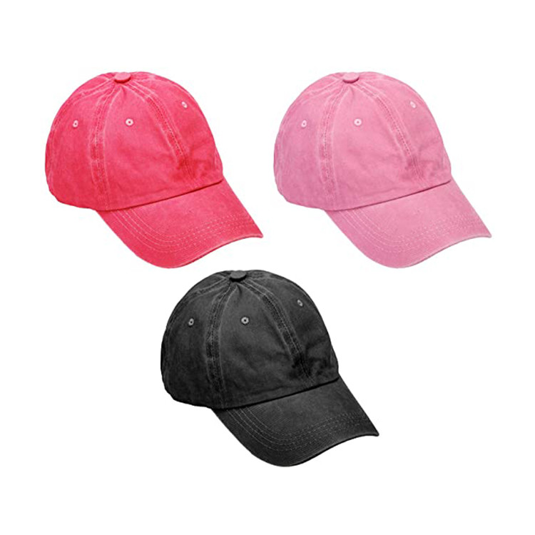 Quality Custom Blank 100% Cotton Baseball Cap Without Logo for sale