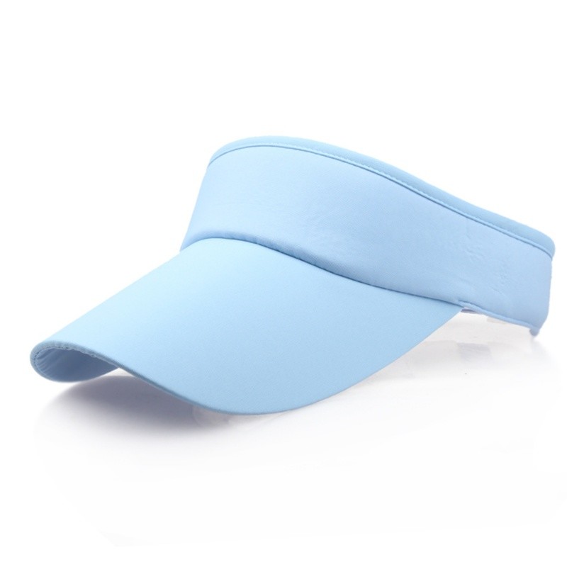 Quality Custom Logo Sun Visors Hats Outdoor Casual Solid Color Summer for sale
