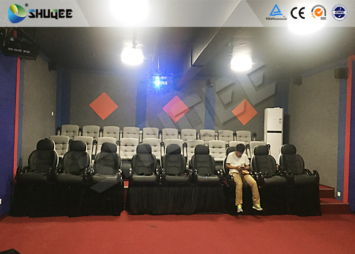 Quality Shooting Game 7d Cinema Theater With Large Screen And Dynamic Seat Control System for sale