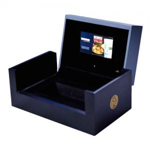 Quality Presentation LCD Screen Video Gift Box Black 7inch 256MB Memory for souvenir for sale