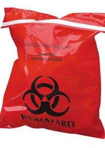 Quality Large Autoclavable Biohazard Waste Bags Recyclable 15 - 100 Micron Thickness for sale
