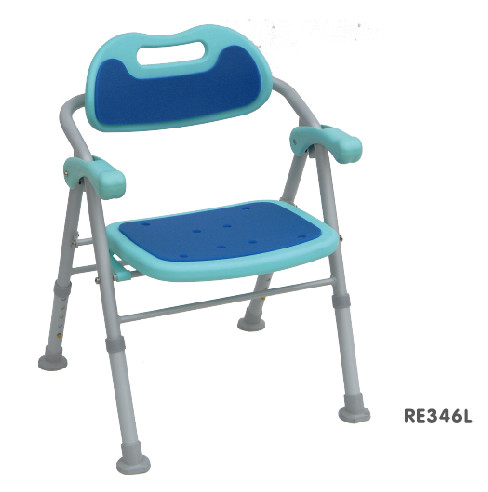 Quality Aluminum folding shower chair With handle, bath chair for sale