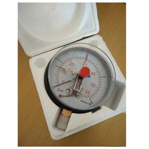 Quality Stainless Steel 1/2 NPT 4in Electric Contact Pressure Gauges 58Psi for sale
