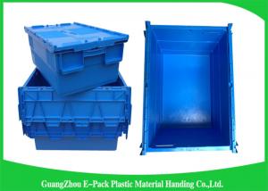 Quality Industrial 50kgs Security Plastic Attach Lid Containers / plastic storage bins with lids for sale