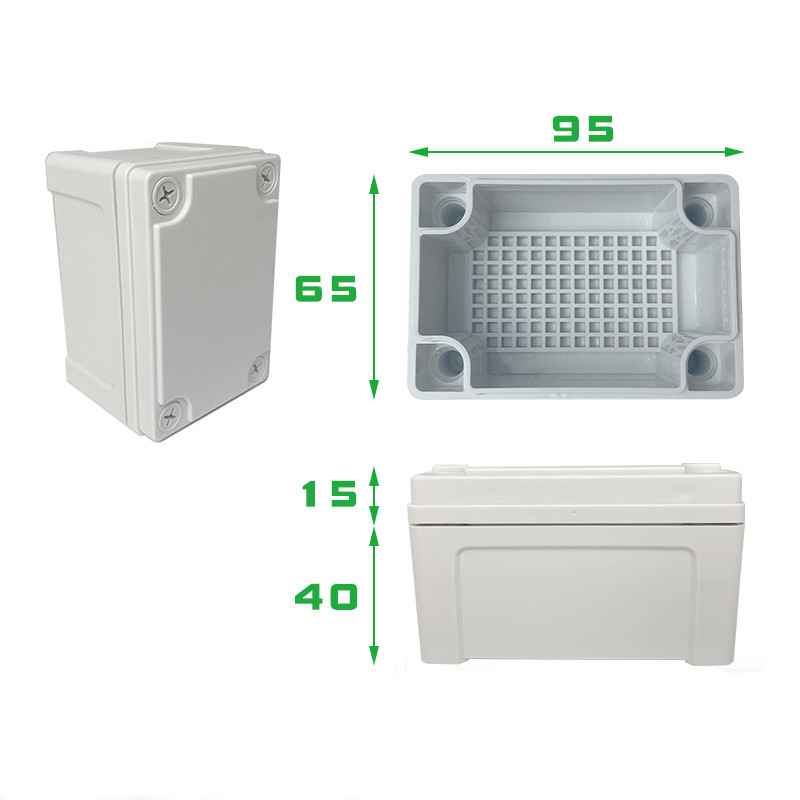 Quality TY-659555 95 Size Electrical Connection Box ABS Plastic Project IP66 Junction Enclosure for sale
