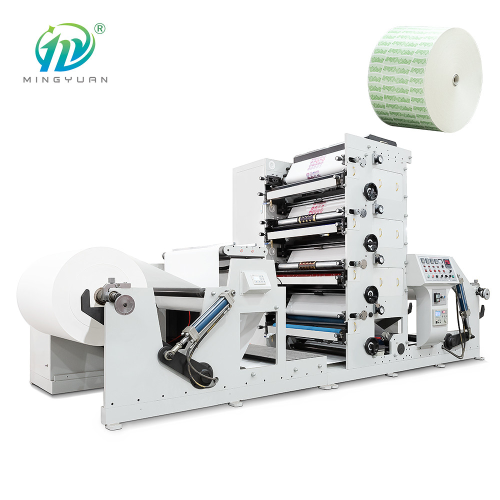 Quality Intelligent Automatic Four Color Paper Cup Flexo Printing Machine for sale