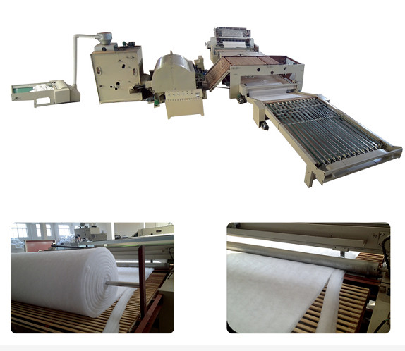 Quality Automatic Polyester Mattress Production Line High Efficient 150 Kg/H Capacity for sale