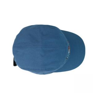 Quality Twill 5 Panel Camper Hat With Screen Printed Nylon Webbing for sale