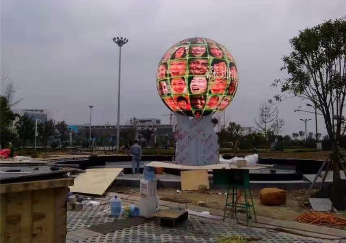 Quality Epistar LED Sphere Display 6000cd/sqm high Brightness for outdoor for sale