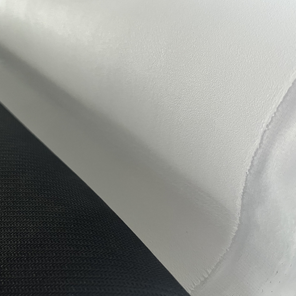 High Quality Waterproof White Soft Neoprene Fabric Laminated Leather For Sofa Bags Upholstery
