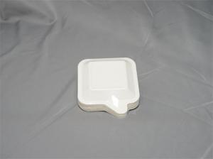 Quality Cake Holder Biodegradable Sugarcane Plates 133x112x16mm for sale