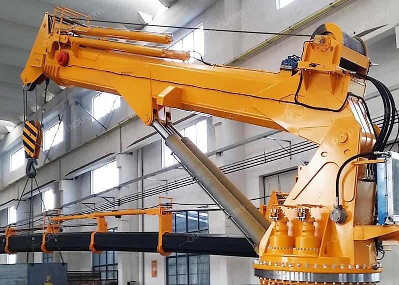 Quality 30 M Telescopic Marine Hydraulic Crane With ABS Class And Advanced Components for sale