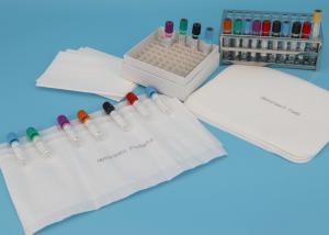 Quality Customized Size Absorbent Pouches And Sheets For Transporting 7-Tube Lab Specimens for sale