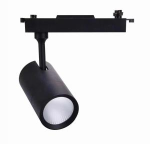 Quality 20w Modern LED Track Lighting 100lm/W Luminous Matte Black Color for sale