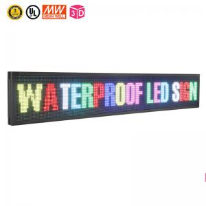 Quality RGB P10 LED Scrolling Message Board 6500 Nits For Windows for sale
