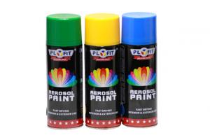 Quality PLYFIT 400ml Aerosol Spray Paint Liquid State Fast Drying Super Brilliant Finish for sale