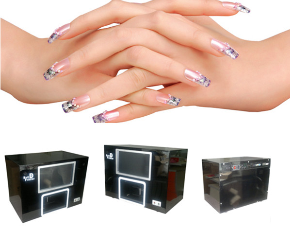 Quality Colorful Digital Nail Art Machine Automatic 3D Finger Nail Printing Machine for sale
