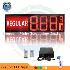 Quality 16inch Digit Red Green Outdoor Waterproof Gas Price Sign Numbers for sale