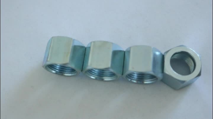 Quality BSP Slip Female carbon steel nut spares at stock for hose nipple for sale
