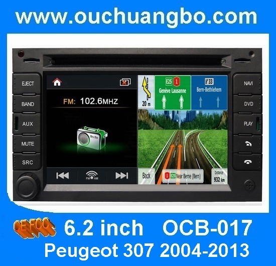 Quality Ouchuangbo S100 Peugeot 307 2004-2013 Multimedia DVD GPS Navi Player french iPod USB SD for sale