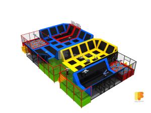 Quality Trampoline Park-Kids Indoor Playground Manufacture FF-Trampoline Park 07 for sale