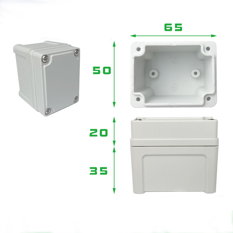 Quality TY-506555 ABS Plastic IP66 Junction Project Box Waterproof Enclosure 50* 65* 55 for sale