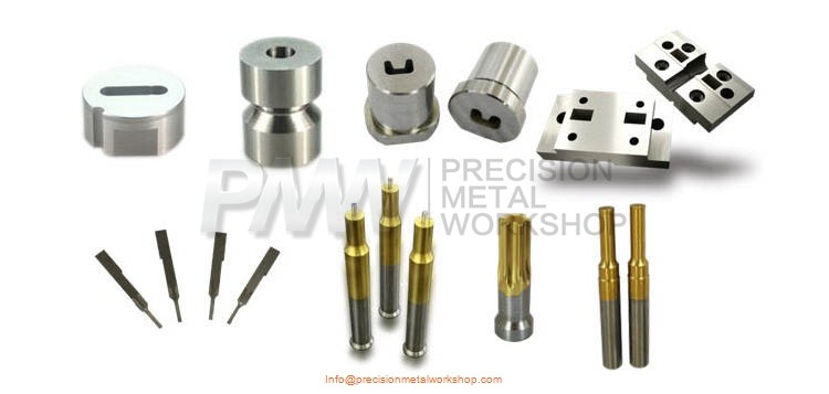 Custom punches and dies, High Speed Tool Steel Perforate Custom punch with air