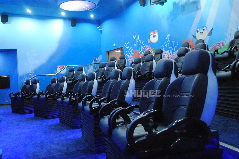 Quality Sea World 5D Dynamic Cinema Amusement Park 12 Kinds Attractive Special Effects for sale