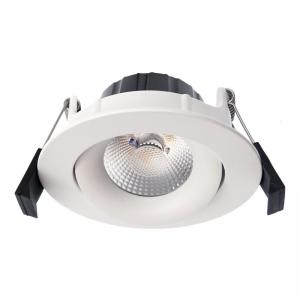 Quality Flicker Free 0~100% Dimmable 8w High Lumen 83mm Cutout Downlight for sale