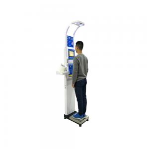 Quality New Products Electronic BMI Measuring Ultrasonic 500Kg Standing Digital Medical Weight Height Balance for sale