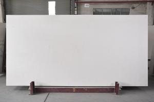 Quality Artificial White Carrara Quartz Slab For Kitchen Benchtop And Island for sale