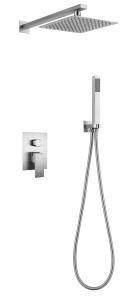 Quality Metal Rainfall Shower Faucet Set 0.4-0.6MPA For Villa Bathroom XUYA for sale