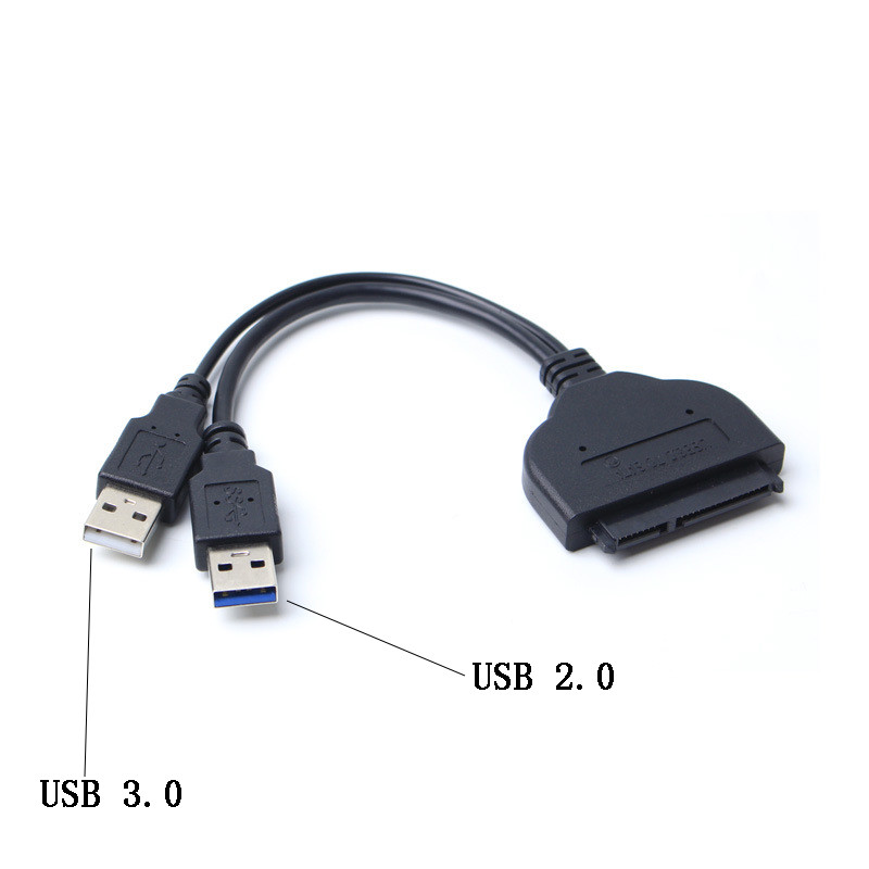 Quality USB2.0 USB3.0 2in1 to SATA 3 converter fit for 2.5 inch Mobile hard disk support UASP OTG functions for sale