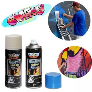 Quality Fading Resistant Aerosol 500ml Graffiti Artist Spray Paint Enviromental Friendly for sale