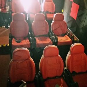 Quality Excellent Design Electric 5D Theater Seats For Mini Cinema Red Color for sale